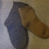 Sockar av kaninhår.