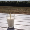 Banana lassi, sen stranden.......