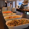Lunchbuffé vecka 10:
Måndag - Kotlettrad med svampsås o potatis, 
Morotssoppa med apelsin o ingefära

Tisdag - Stekt fläsk med bruna bönor o potatis, 
Fisksoppa med aioli

Onsdag - Lasange, Svampsoppa

Torsdag - Frukostkorv med stuvade morötter och kokt p