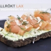 Vår Lax med pepparotskräm och rostade dillfrön
