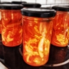Egengjord apelsin & grape marmelad finns att köpa i gårdsbutiken