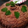 Nu kan man beställa vegantårta på Lilla Bagis. Den här till exempel, choklad och mint.
