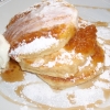 Amerikanska pannkakor med hjortronsylt