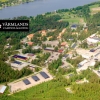 Flygfoto över anläggningen