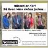 Hösten är här och det blir nu kallare och kallare på mornarna när man skall till jobbet. Då är det väl tur att vi har fått in alla de snygga, varma och supersköna jackorna :-)?

Trenden med quiltade jackor släpper inte taget om oss ännu. Alla modehusen vi