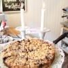 Lördagens bakverk är Mathildas egen BLÅBÄRSPAJ med vaniljsås eller med grädde! Mums! :)