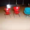 Nyinkomna design möbler till dockskåp av Arne Jacobsen
