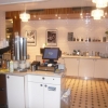 Serveringsdelen med kaffehörnan