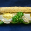 Vegetarisk baguette