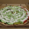 kebabpizza med mild sås