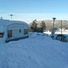 Vinterbild från campingen
