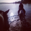 Bild från Sandviken Kållandsö av @lisadonna - Morgondopp ☀