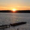 Solnedgång vid bryggan.
Foto: Bo Thulin