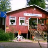 Reception och caféverandan