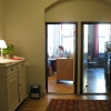 Entrance with the Reception and one of the 4-bedded rooms to the right