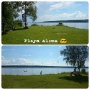 Bild från beachen i alsen av @edahlbergs - Njuter i solen på för mig nu plats. Skön badtemperatur också! Vi har minsann 