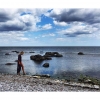 Bild från Ljugarns strand av @lisasoderstrom - If anyone needs me I'll be at the beach building sandcastles