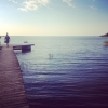 Bild av @grispigan - Lyx och livskvalitet att bo så nära sjön. :) #vänern #arken #tådene