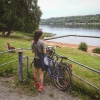 Bild från Aspen Badplats av @poetbin - Alltså sommar är som bäst när man kan ta kvällsdopp i värmen!! #coolhundihörnet
