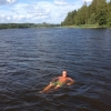 Bild av @snara67 - Söndagsdopp i Bergsjön 