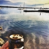 Bild från Kvarsebobadet av @jlindbargarn - Skönt med en ledig kväll med familjen. Ännu bättre när man bor ett stenkast ifrån vattnet 