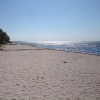 Bild från Dalabadet av @hansahlborg - Lite mindre folk på stranden idag... #blåst