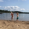 Bild från Hökarängsbadet av @elenorkarlsson83 - Det blev en dag på stranden 