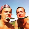 Bild av @morre135 - gott med melon! eller? :P #strandraggarna #gördetigen