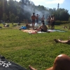 Bild från Hökarängsbadet av @rolf_vestis - Här blev det både grogg och grill. Saknar lite när man drack Kir på Eriksdalsbadet som förfest. Sedan Malmen!!!
