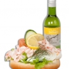 Räksmörgås
+ vin/mousserande 120kr
+ starköl 115kr
+ 33 cl dryck 90kr