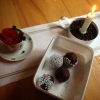 Chokladbollar under produktion idag! :) ikväll har vi även extra öppet till kl 20.00
Titta gärna in för en fika! 
Välkomna! :)