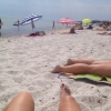 Bild av @maddejoge - Och nu stranden