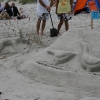 en av konstverken från sandslottstävlingen 2009