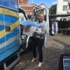 Nu är de även hårt tryck på leveranserna så idag fick Håkan Mild själv köra ut våran leverns. Snyggt jobbat Håkan! :)