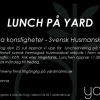 Nu på onsdag börjar vi med luncherna på Yard!

Lunchmeny finns på http://yard.gastrogate.com