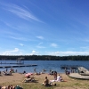Bild från Flatenbadet av @oifos - Första gången på stranden den här sommaren ☀️