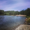 Bild från Flatenbadet av @elinnatalie - Vi är inte direkt själva att tillbringa en av sommarens få sommardagar på stranden 