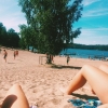 Bild från Flatenbadet av @storfeldtalicia - Skolan✅ sola å bada nästa
