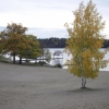 Stranden, höst