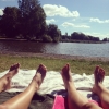 Bild från Framnäsbadet av @charlottatornberg - Åter sol och bad med @maaalinm 