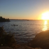Bild från Morga Hage av @odhnerdesign - Kvällsdopp i Morga hage, mysigt och skönt i vattnet, tur att vi har Mälaren nära oss här i Uppsala