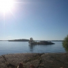 Bild från Morga Hage av @pigusi - #vy mot #ekoln #öar #sol #himmel #klippor #sjö #vatten #ilands #sun #sky #sea #water #skyporn