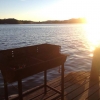 Fredag kväll.
Grillning av några burgare för ett glatt bastugäng från Umeå!