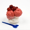 Dietbägare
Slagstaglass, Hallonsorbet & Hallon