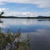 Bild från Ångersjöns Rastplats av @pergnilsson - 10 mil kvar - om inte till Korpilombolo så i alla fall till Gävle. Jag passar på att fika och även njuta invid Ångersjöns strand.