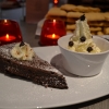 kladdkaka med grädde