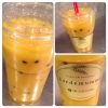 Passa på och köp smoothie, sista omgången innan vi slutar med smoothie för detta året. Proppad med C-vitamin som innehåller, mango, färskpressad apelsin och passionsfrukt.