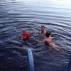 Bild från Högsjö Badet av @frejaphillipsen - Aftenbadning w. family 