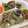 Dumpling Sushi -- Underbar combo som innehåller dumpling, sushi och vårrullar.