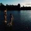 Bild av @still_______ - #fromthecuttingroomfloor for sweet @annemariedijkstra (adorable little boys, beautiful pictures) Here my daughter and her littlest brother take an eveningswim in the river somewhere in Sweden. I miss the vacation, enjoying nature t